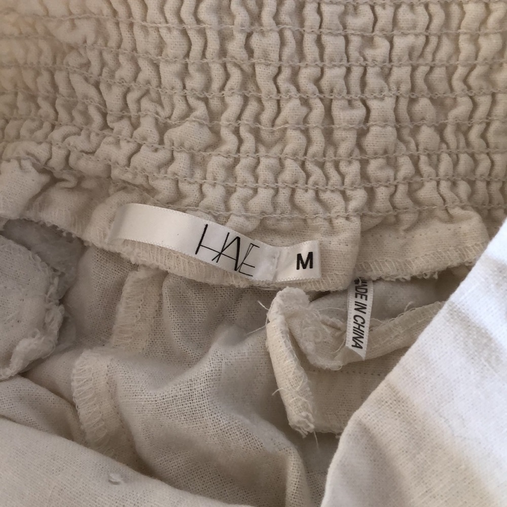 HAVE WHITE LINEN PANTS - Picture 4 of 4